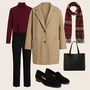 Simply Vera Vera Wang XXL Camel Coat – Elegant, Cozy & Timeless